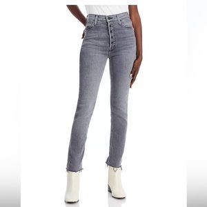 MOTHER The Pixie Dazzler Ankle Fray Jean
